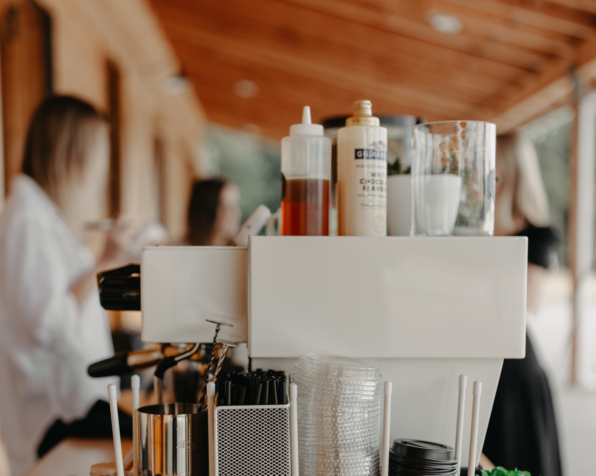 coffee cart for wedding