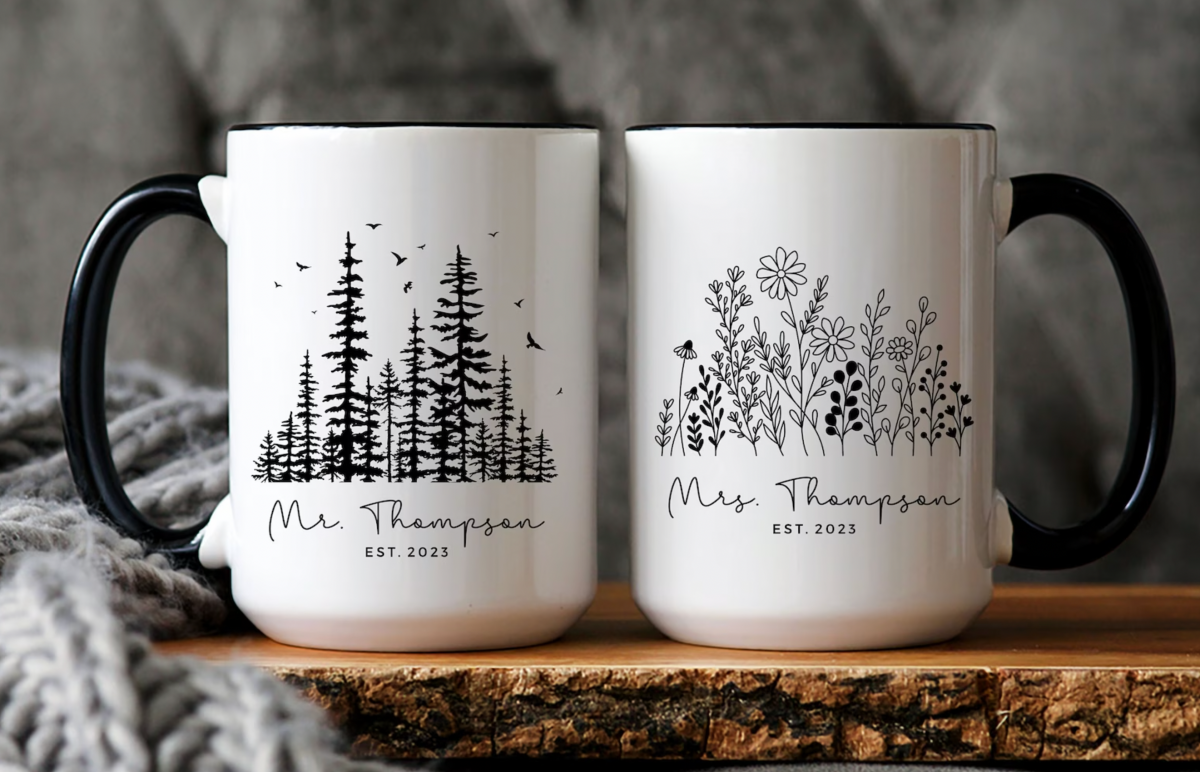 wedding day mugs